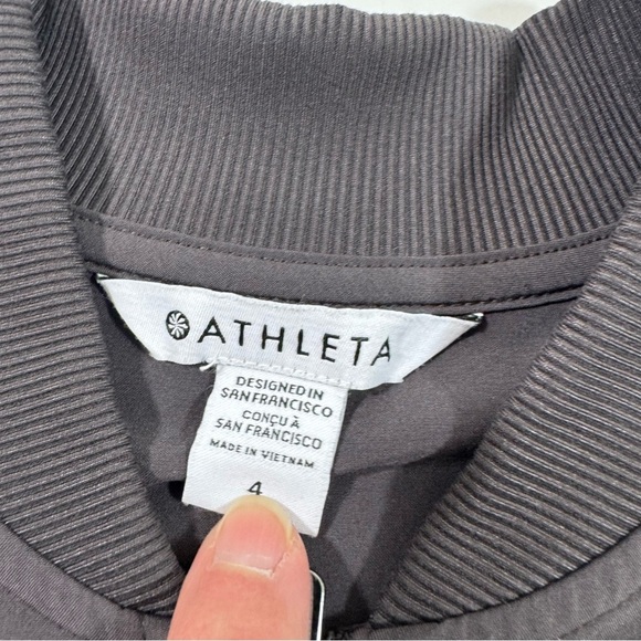 Athleta Brooklyn Utility Jumpsuit Shale Size 4 Athleisure - Picture 8 of 11